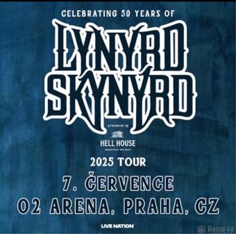Klubové VIP - LYNYRD SKYNYRD, O2 Arena - 7.7.2025
