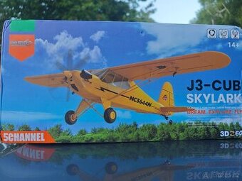 Nové RTF Brushless letadlo gyro 650mm 3D-6G 2s lipo 5ch