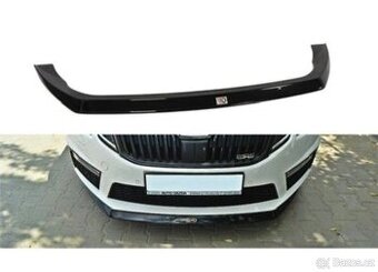 Maxton Design spoiler pod přední nárazník Škoda Octavia 3 RS