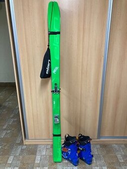 Skialpový set lyže Elan 177 cm a boty Scarpa F1