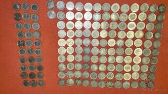 Sbirka 2€ a 1€ minci 152ks