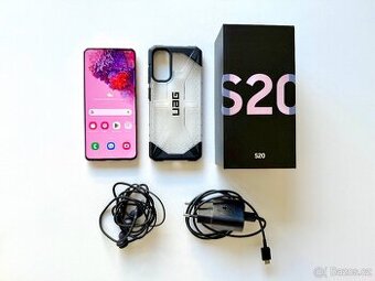 Samsung S20 včetně SD karty 128 GB a krytu UAG