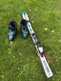 Lyžařské vybavení komplet ,130 cm ,boty 275 mm