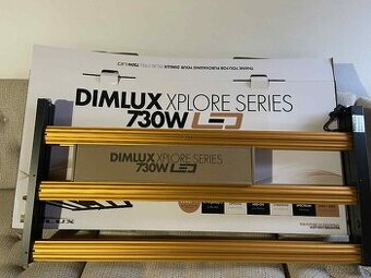 Dimlux GROW LED  a Box filtr ventilator bylinky indoor