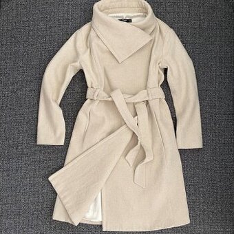 Dámský vlněný zavinovací kabát Mango vel. S/36