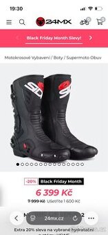 Motorkářské boty SIDI