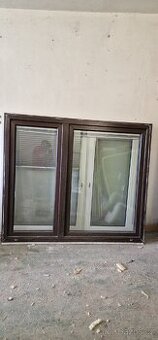 Dve plastova okna