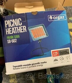 Keramický Plynové topidlo Plynový ohřívač 1,3 kW