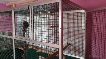 HLINÍKOVA KLEC PRO PAPOUŠKY