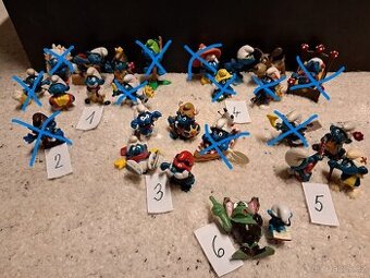 originál Šmoulové zn. Schleich - Peoy + 1x tupoun