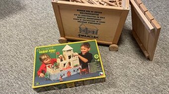 WALACHIA Dřevěná stavebnice VARIO BOX 450 dílů (Vario+XL+For