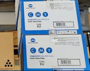 MINOLTA magicolor 2400 2500 orig sada CMY