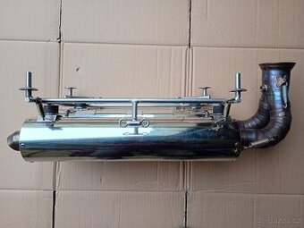 Polaris RZR 1000 XP  - dvojitý nerez tlumič výfuku