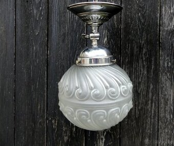 Starožitný secesní lustr, stropnice, lampa