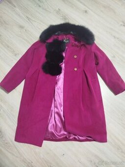 Kabát fialový