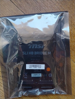 SLI můstek / SLI bridge