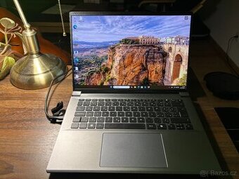 Notebook Acer Swift X 14 Steel Gray celokovový (SFX14-72G-78