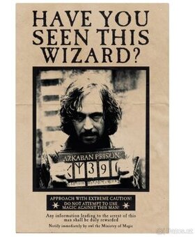 Plakát Harry Potter Sirius Black Azkaban