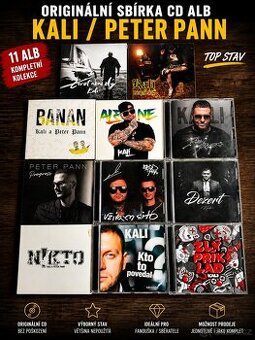 🎵 Prodám originální sbírku CD alb Kali / Peter Pann 🎵