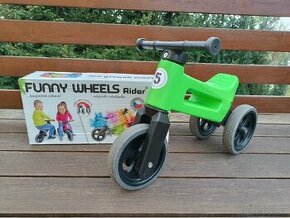 Odrážedlo Funny Wheels 2 v 1 - zelené