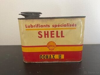 Plechovka od oleje Shell