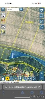 Prod.zahradu 1147m/2 v Brusné Kromeriž
