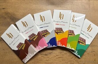 Dubajská čokoláda, zakoupena v Dubai.