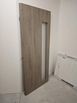 Solodoor Interiérové dveře L2 sklo, 80L