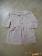 Růžová sametová tunička H&M TOP STAV
