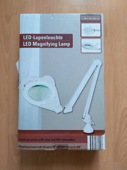 LUPA VELKÁ+SILNÁ LAMPA(500 lm)-NOVÁ-UNIVERZÁLNÍ NASTAVENÍ