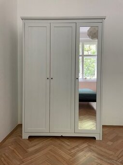 IKEA - ASPELUND šatní skříň se zrdcadlem