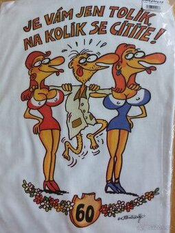 Pánské triko k 60. narozeninám