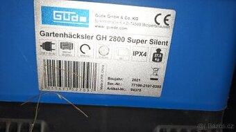 elektrický drtič větví Güde GH 2800 Super Silent