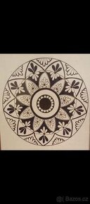 Mandala - ručně malovaná (i na přání) - 1