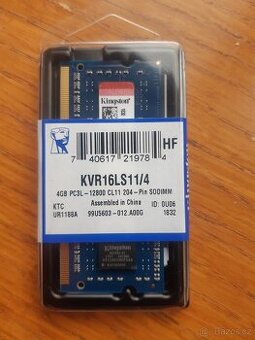 Paměti do notebooku – 4GB Kingston + 2GB Apacer – DDR3L