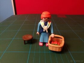 Playmobil žena košík mrkev