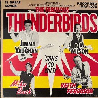 The Fabulous Thunderbirds — Girls Go Wild. LP
