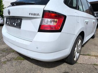 Zadní nárazník Škoda fabia 3 kombi bílá Candy