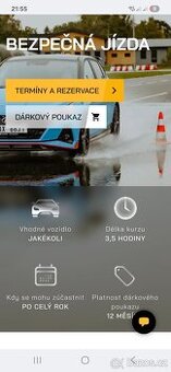 Prodám poukaz na Kurz bezpečná jízda