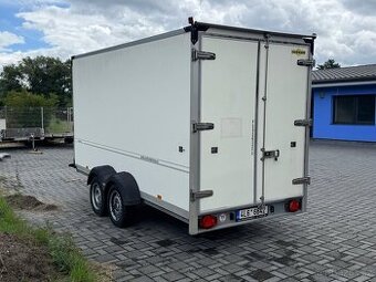 Skříňový přívěs Humbaur , 4 x 1.8 x 2m, nová STK, nové pneu