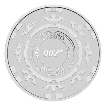 Stříbrná mince 1Oz Casino Royale Chip 23