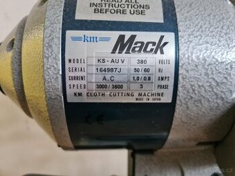 Svislá textilní pila MACK KM KS AUV