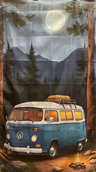 Baner - vlajka - prapor VW Transporter T2 - 90x150 cm