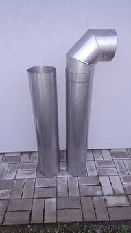 Nerezové koleno roury 200