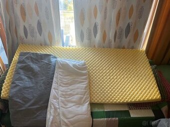 IKEA matrace 90x200 cm + 2 potahy