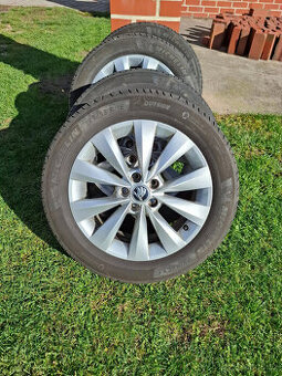 ALU Kola ŠKODA 5x100 R16 - LETNÍ PNEU MICHELIN