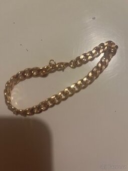 Zlatý náramek pánský