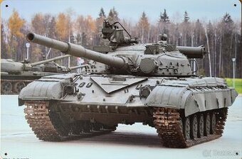 Kovová cedule 30x20 TANK T-72