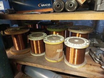 Prodám měděné cívky s drátem
