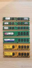 Paměri RAM DDR2 kapacita 2GB, 1GB